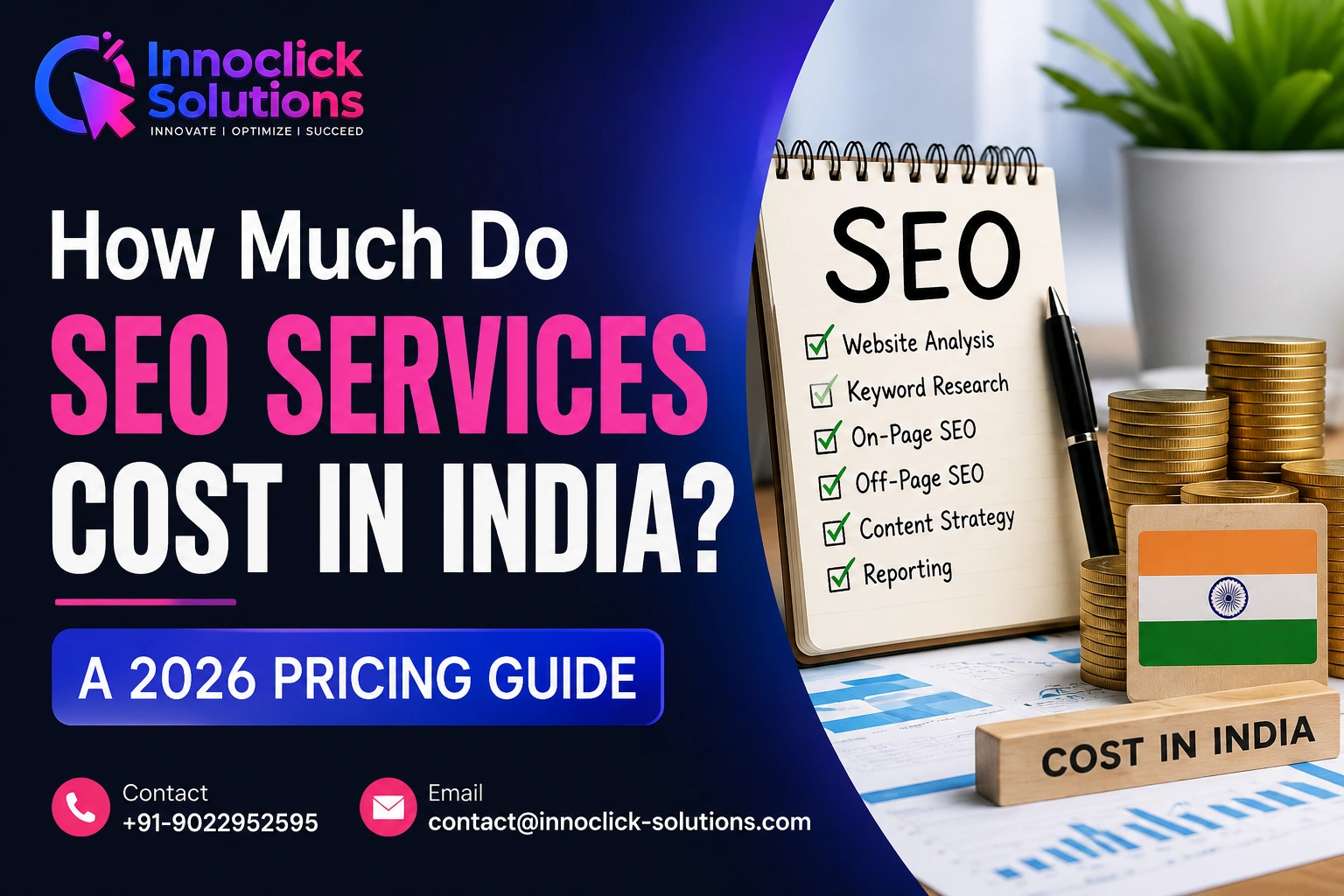 how much do seo services cost in india 2026 guide