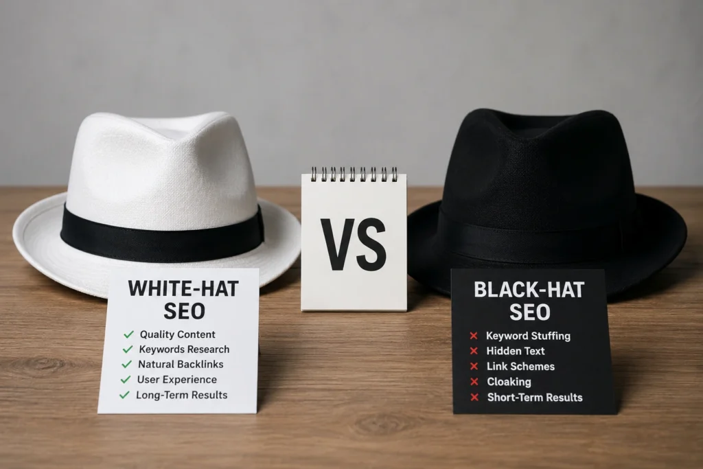white hat seo vs black hat seo