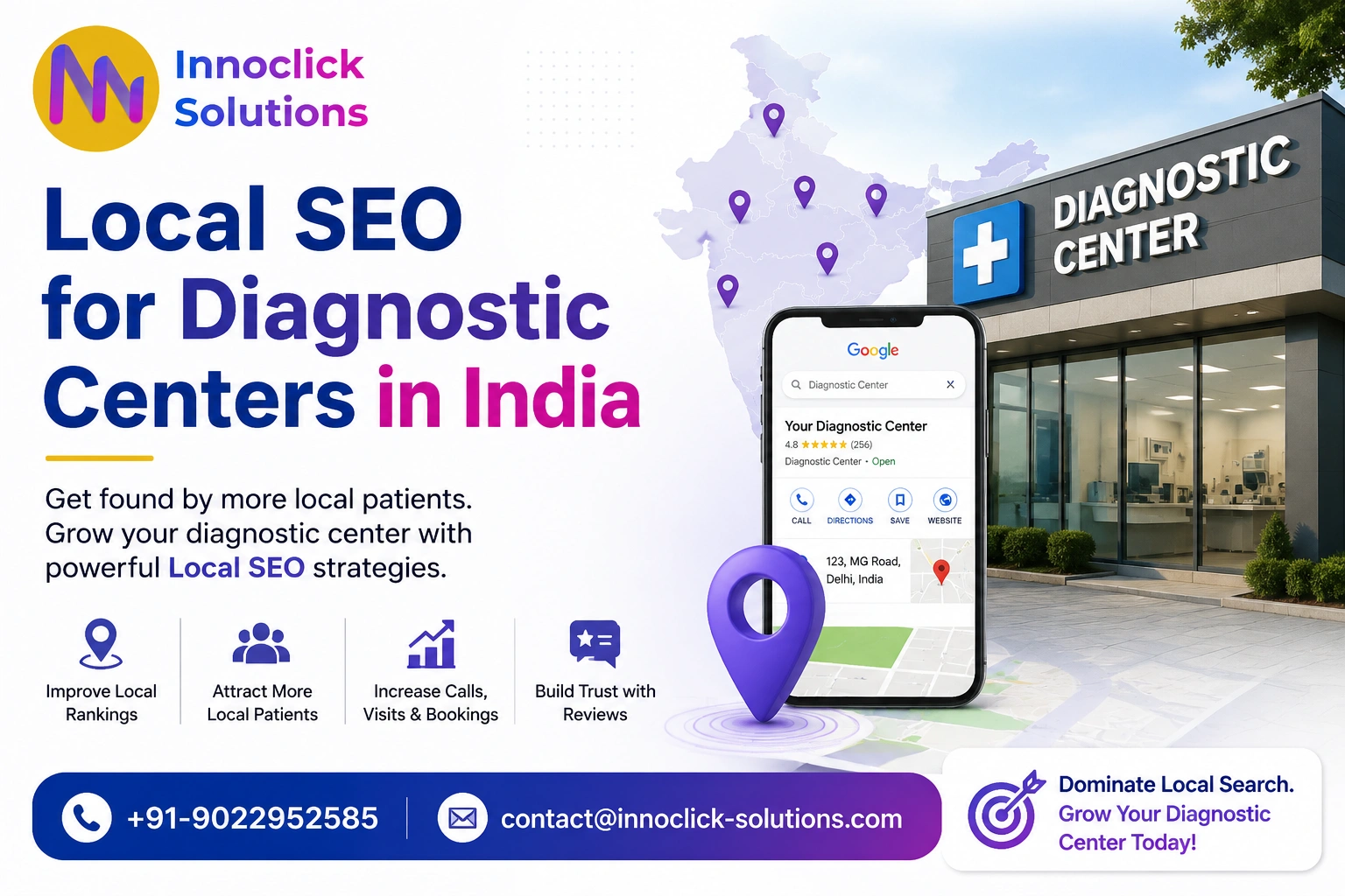 local seo for diagnostic centers in India